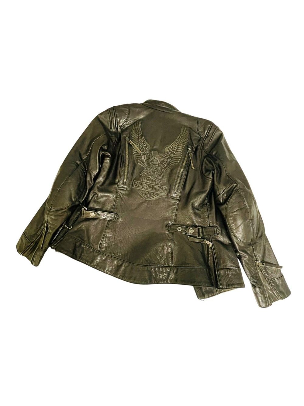 Harley-Davidson Women’s Leather Biker Jacket - Picture 5 of 12